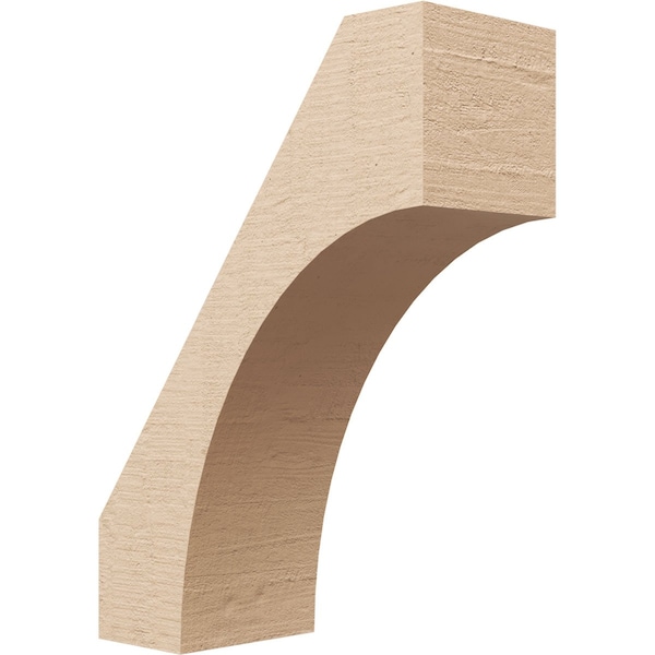 Ekena Millwork 5-inch W x 12-inch D x 16-inch H Westlake Rough Cedar Woodgrain TimberThane Knee Brace, Primed BRCUR05X12X16WTLRCPR - main